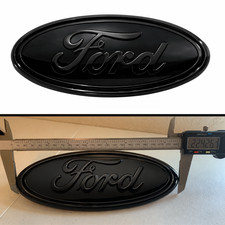 2004-2014 Ford 9 Inch Oval Logo Emblem Grille Tailgate F150 F250 F350 Black 2004-2014 Ford 9 Inch Oval Logo Emblem Grille Tailgate F150 F250 F350 Black