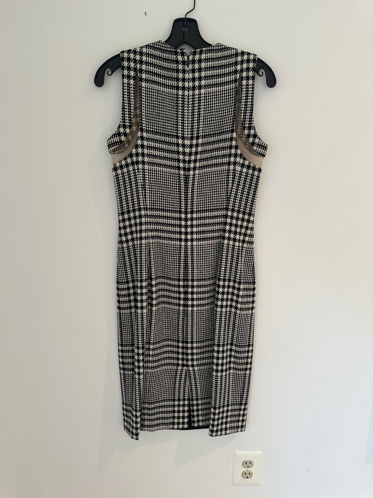 Versace pied de poule senza maniche antistress taglia 42 us taglia 6