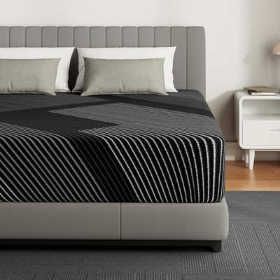 Cooling Gel Memory Foam Medium-Firm Mattress for Pressure Relief & Soundly Sleep