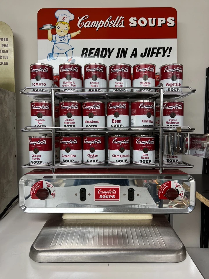 Campbells Soup Warmer Display Cans - Image 4 of 4