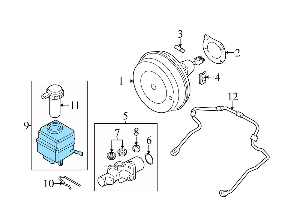 BMW 640I XDRIVE GRAN CUPÉ 2014-2019 - depósito de líquido de frenos / tanque 6782289 Foto 4 de 4