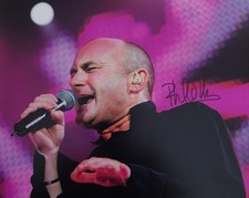 Phil Collins Genesis Signed Autograph Photograph COA 