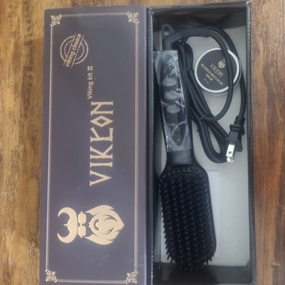 Viking Beard Straightener Kit 2.0 New In Box Mens Grooming Tool