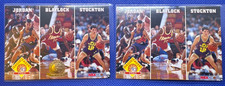 1993 HOOPS # 289 LEAGUE LEADERS STEALS GOLD MEDALLION & REG. PAIR *FREE SHIP* A1