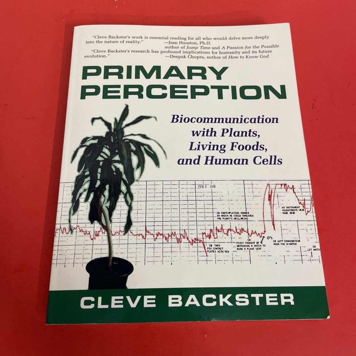 PRIMARY PERCEPTION: CLEVE BACKSTER AUTHOR 2003 SIGNED AUTOGRAPHED