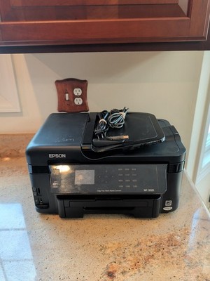 Epson WorkForce WF-3520 Wireless All-In-One Inkjet Printer Needs Black Ink