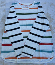 WhiteStuff Women?s Striped Long Sleeve Round Neck Top, Size 16, Excellent Condit