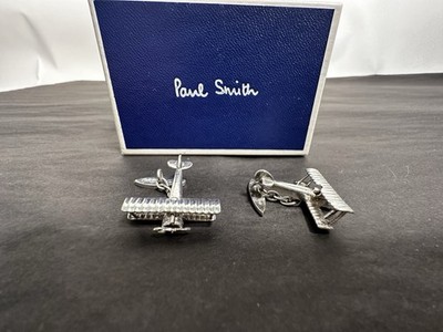 Paul Smith Sterling Airplane Cuff Links