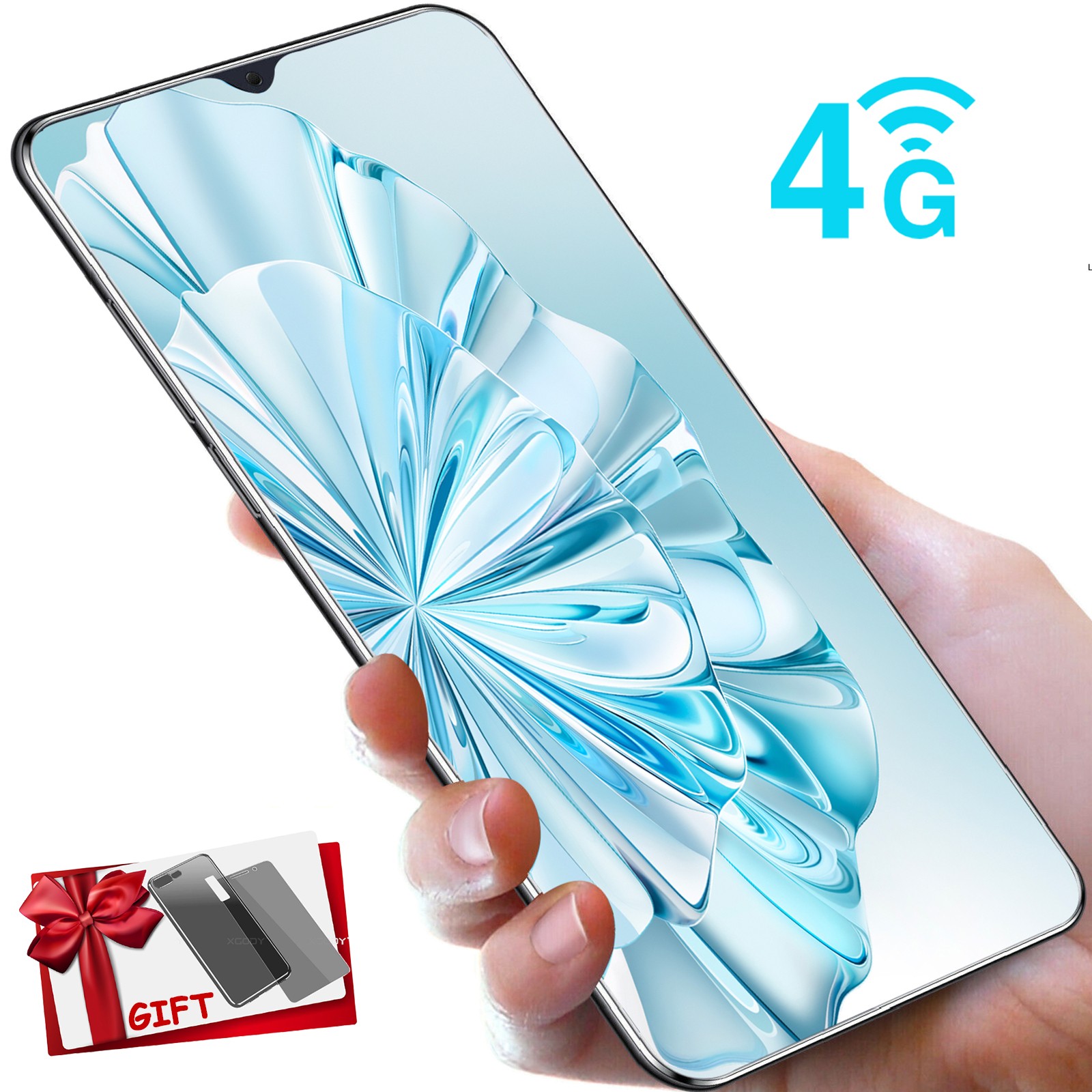 2025 New Mobile Phone Unlocked Cheap Android 15 Smartphone 8Core Dual SIM 6.5in