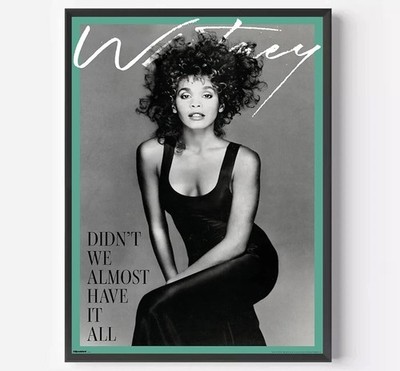 Whitney Houston - Didn't We Almost Have It All Wall Poster, Print Poster