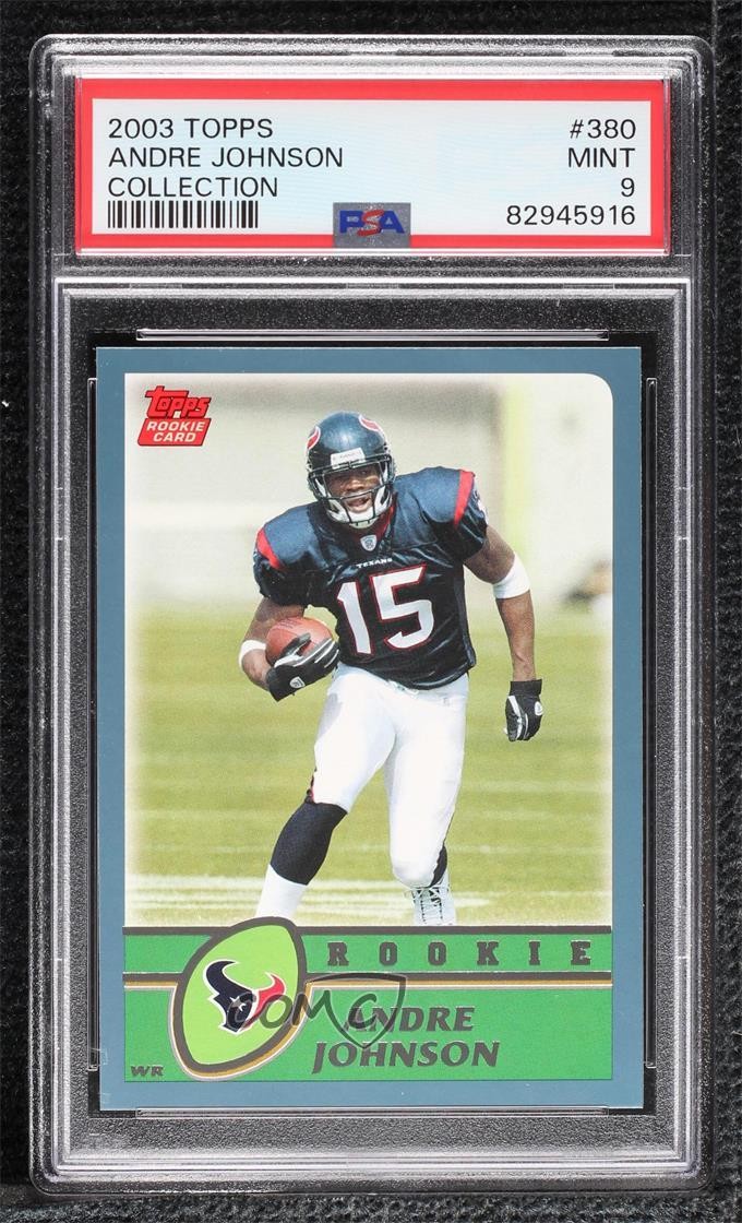 2003 Topps Rookie Topps Collection Andre Johnson #380 Rookie RC HOF 8d2