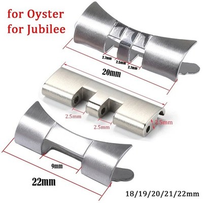 2pcs New Watch Bracelet Curved End Links for Seiko Skx009 Skx007 Jubilee Oyster
