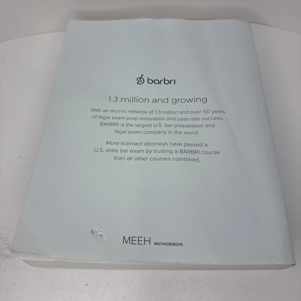 2021 - 2022 Barbri UBE Bar Exam Review Lecture Handouts for MEE MBE Clean Pages - Image 4 of 4