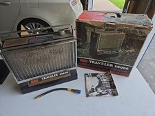 Vintage ZEBCO Traveler 10000 flameless propane Catalytic Camping  Heater W/ Box