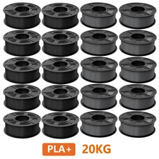 TECBEARS PLA+ 20KG Set PLA Plus Filament 3D Printer 1.75mm for Hobby/Game/Arts
