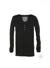 AEROPOSTALE Long Sleeved Rhinestone Rib Henley