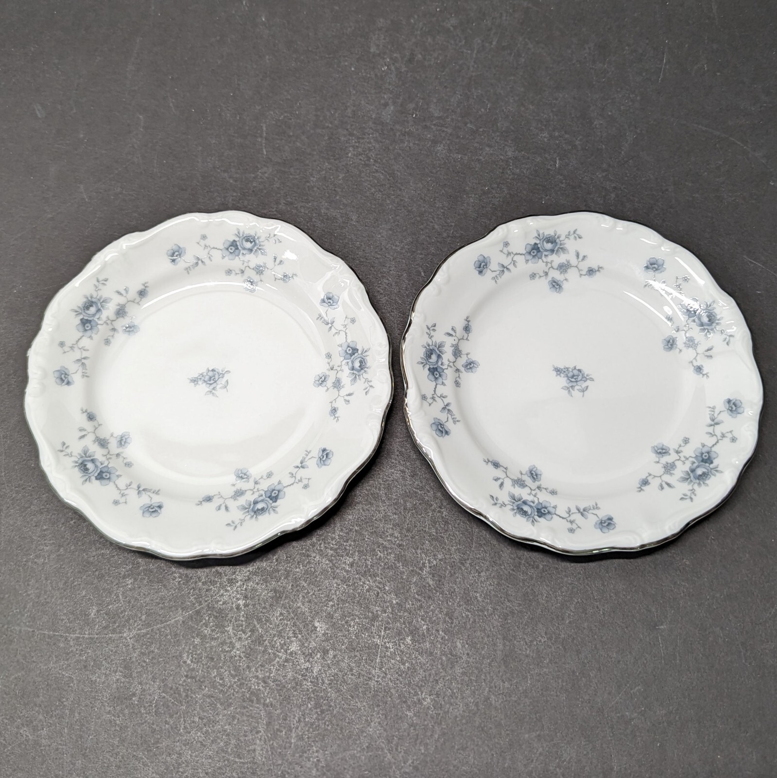 Johann Haviland Blue Garland Bread Plates 6 1/4