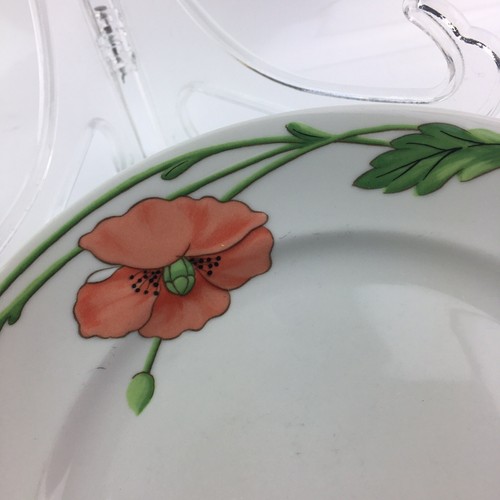 Lot of 6 Villeroy & Boch AMAPOLA Salad Dessert Lunch Plates Germany - Picture 7 of 9