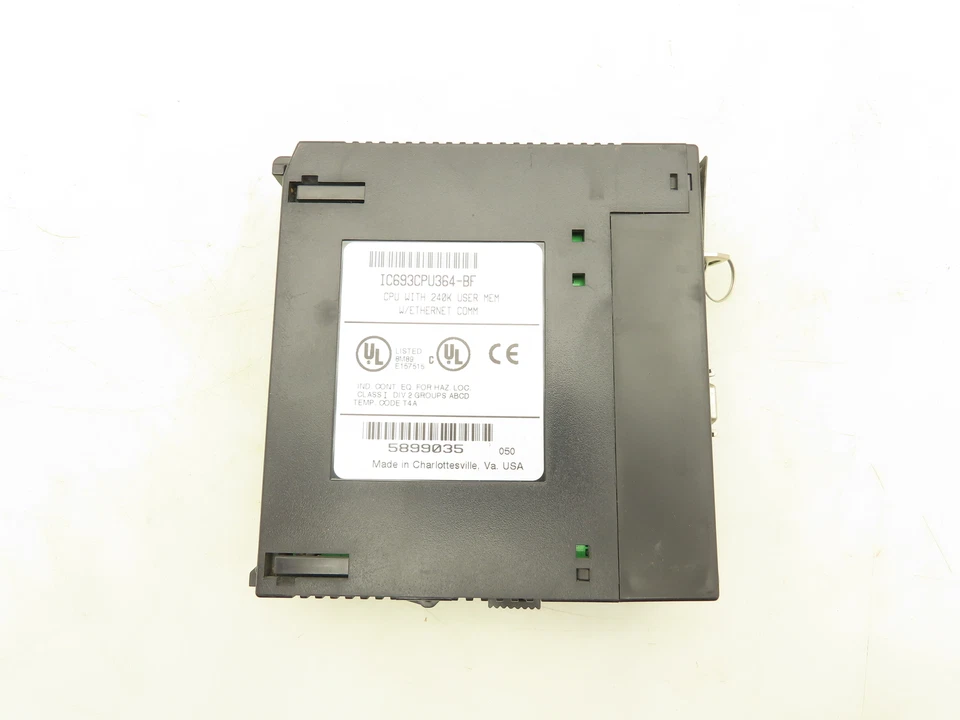 GE Fanuc IC693CPU364-BF CPU 240k User Memory Ethernet Comm **Bad Key Switch - Image 3 of 4