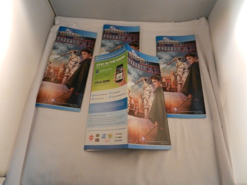 2018 UNIVERSAL ORLANDO RESORT MAP PACKAGE "NEW" SET OF 4 - HARRY POTTER - Picture 5 of 7