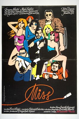 MISS   𝕆 𝕀𝔾𝕀 𝔸𝕃 exYU movie   poster 1986 DRAGAN NIKOLIC BATA ZIVOJINOVIC