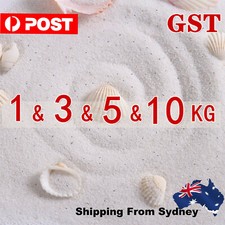 UP10kg Aquarium White Fine Sand Substrate Pet Aquarium Fish-Tank Reptile Bird AU