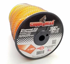 10315 Rotary Orange Diamond Cut Trimmer Line .155" X 475' - 5lbs Appx. Spool