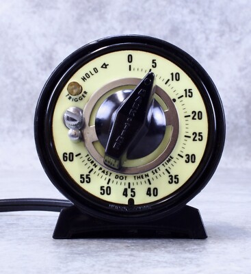 Vintage Mark Time Electric Timer Darkroom Photography 60 Sec