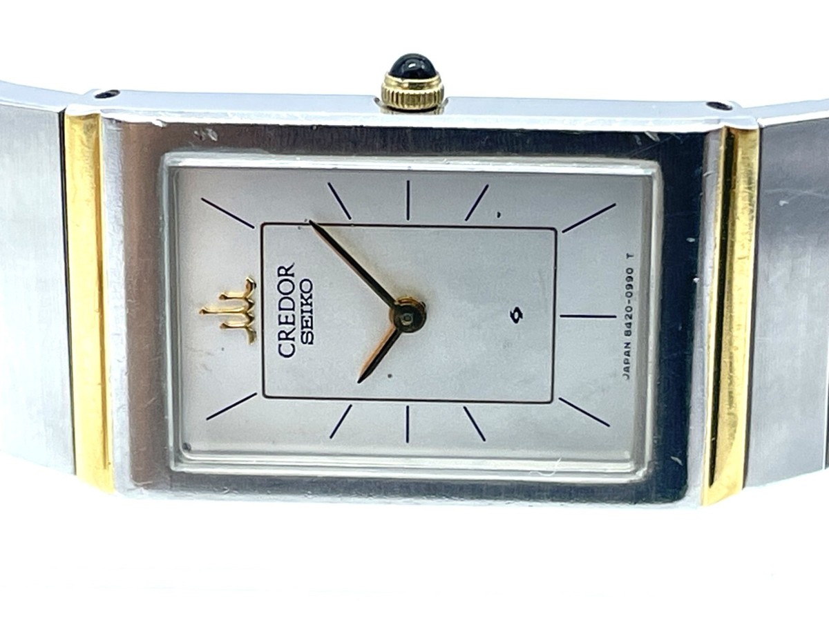 Vintage SEIKO Credor Quartz Ladies 22kSGP Two tone Watch Vintage SEIKO Credor Quartz Ladies 22kSGP Two tone Watch