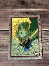 DC Comics 1993 SkyBox The Return of Superman #89 Deadly Kryptonite! Trading Card