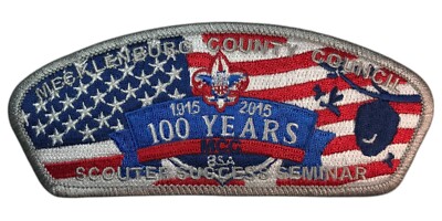 Mecklenburg County Council NC 1915-2015 100 Years CSP GRY Bdr (SA835)