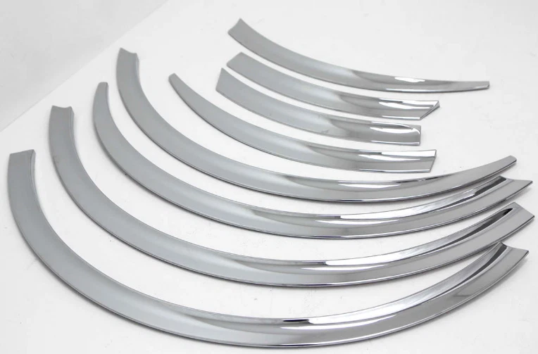 Guardabarros adorno cromo moldura plata 8 piezas C608 EMS para Hyundai Azera 2012~2017 Foto 4 de 4