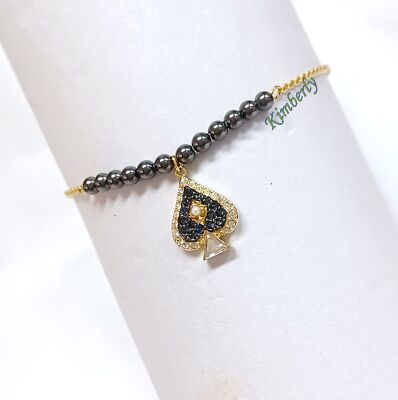 Swarovski Remix Spade Strand Bracelet Multicolor Crystal Pearls GOS NEW  5511091