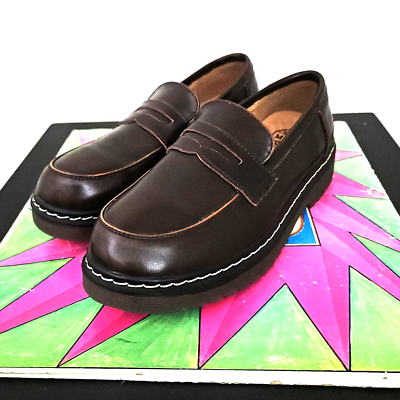 MZDL Meizudongli Womens Size 6 US Brown Leather Platform Shoes