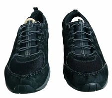 Easy Spirit Athletic Airborne Shoes Sz 10 Black Slip On Sneaker Comfort