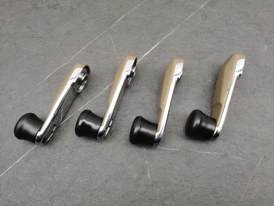 Mercedes Benz W123 W124 W201 manivela ventana cromo gris juego de 4 nr2 Foto 3 de 4