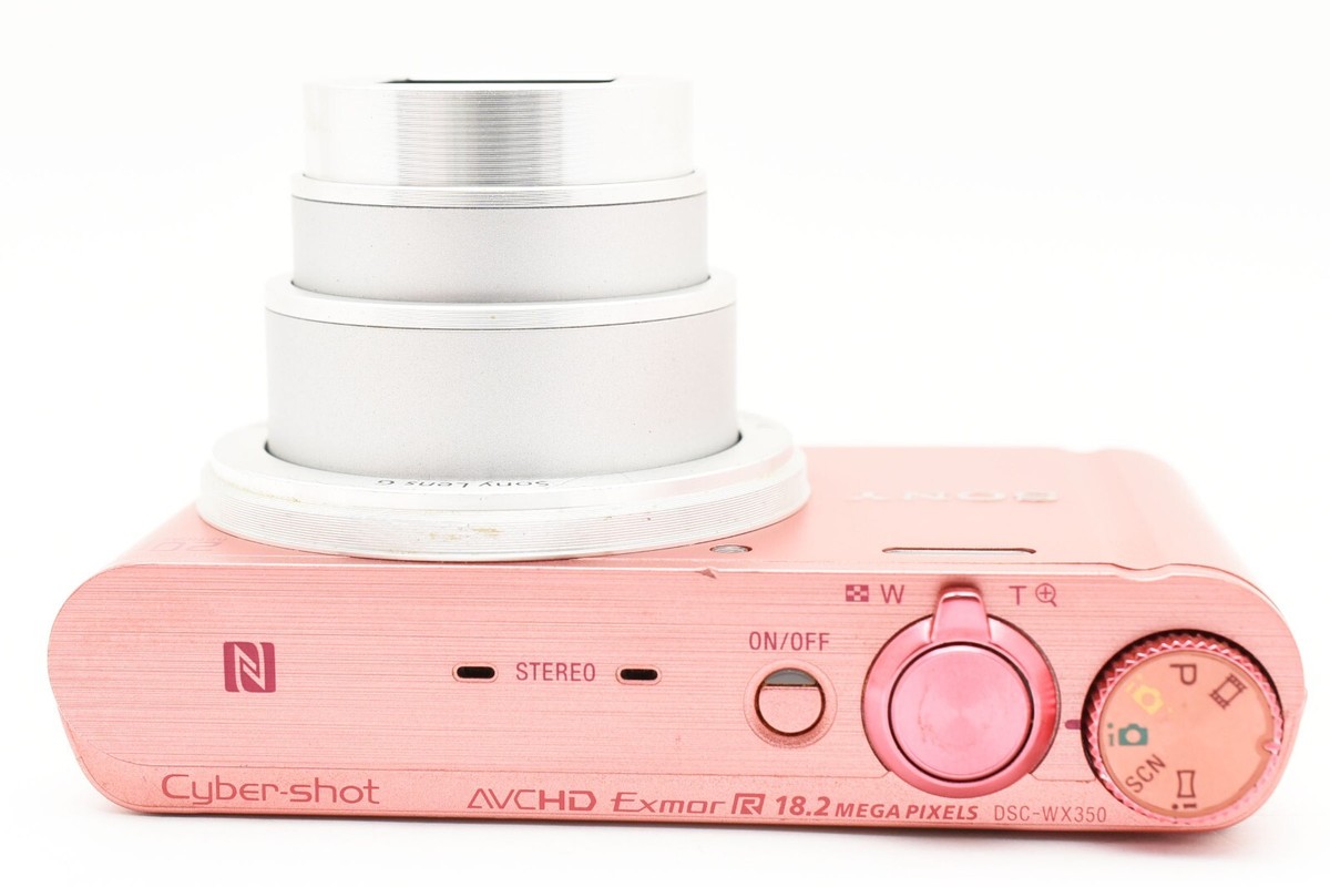 SONY Cyber-shot DSC-WX350 Compact Digital Camera Pink