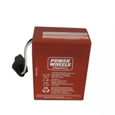 Power Wheels 00801-0712 Red Battery 6V Brand New Genuine 1 year warranty