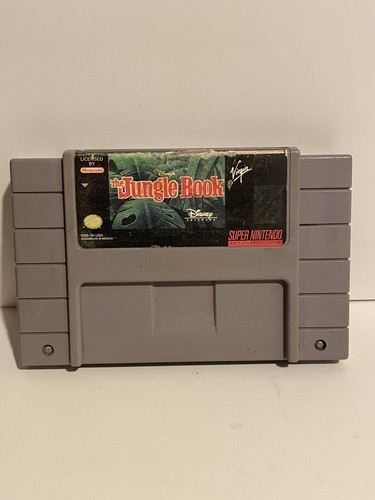 Disney's The Jungle Book Super Nintendo SNES TESTED