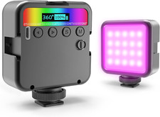 Magnetic RGB Led Video Light LED Camera Light 360  Full Color Portable Photograp