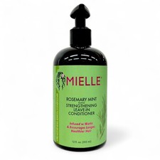 Mielle Organics Rosemary Mint Strengthening Leave-In Conditioner, 12oz, New