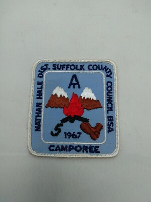VINTAGE BSA Suffolk County Council Nathan Hale District 1967 Camporee.      S/40
