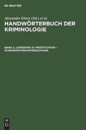 Thumbnail - Prostitution - Schuwaffenuntersuchung (gebundene Ausgabe) (us Import)