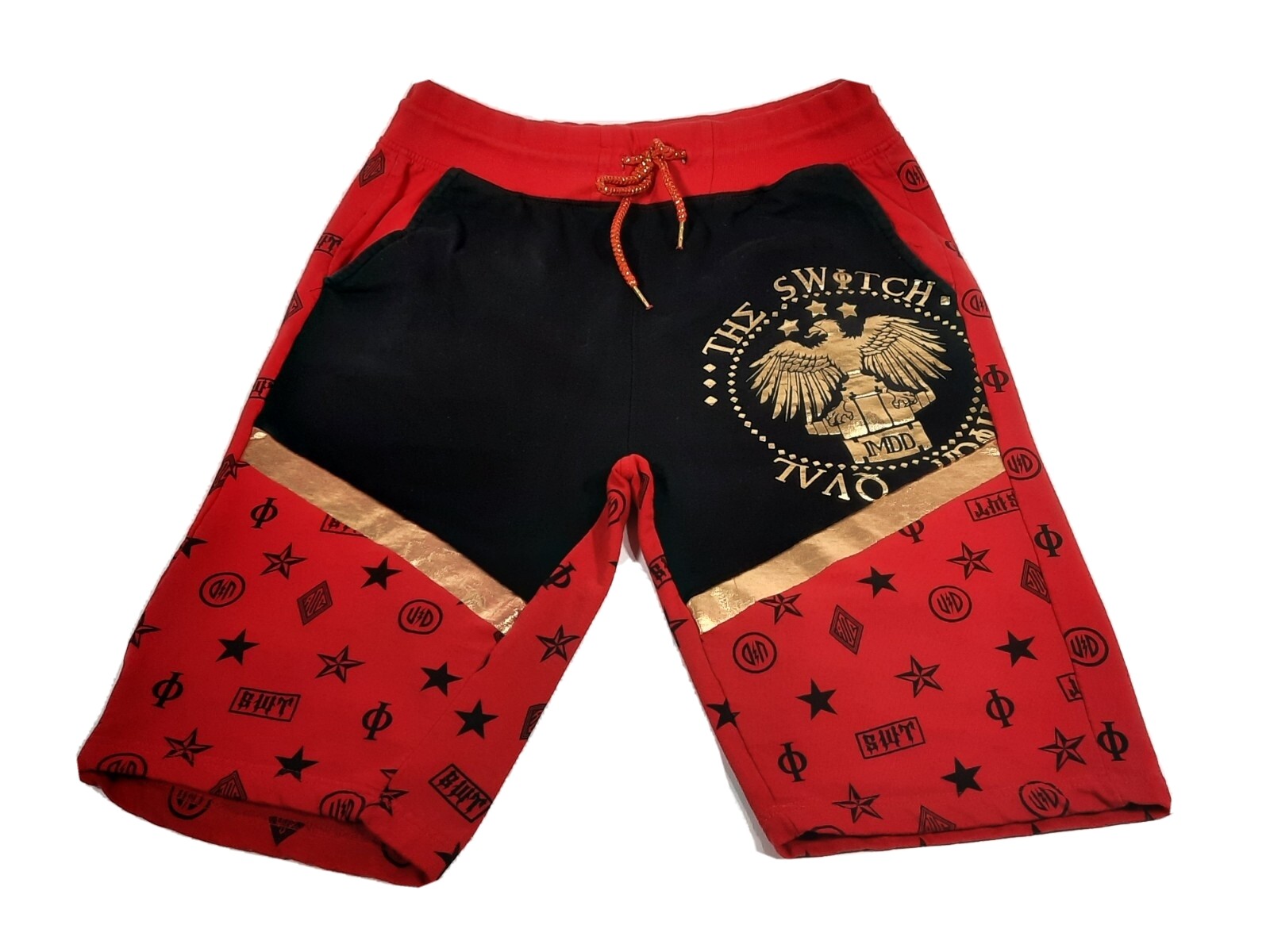 SWITCH REMARKABLE cotton drawstring pockets SHORT… - image 1