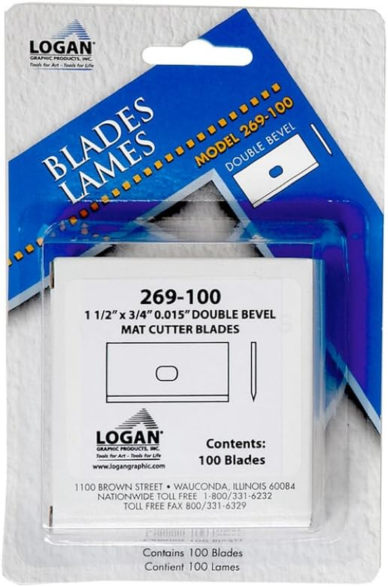 Logan Mat Cutting Blade 269100 for Framers Edge 650 Mat Cutter, Pack