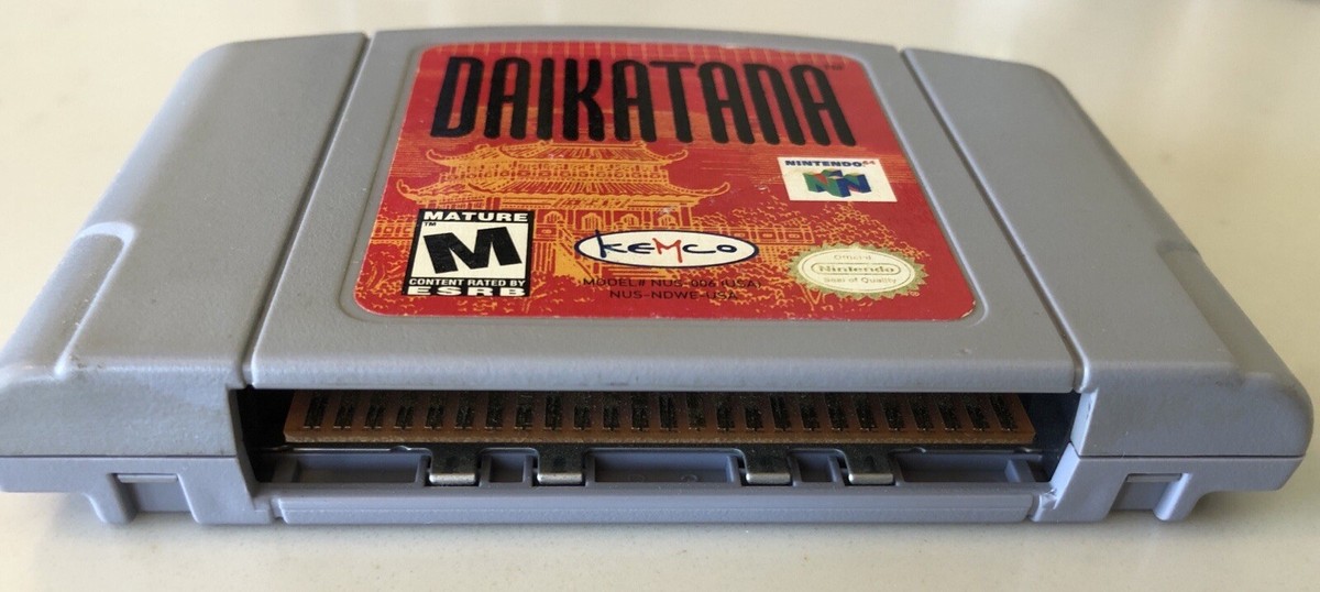 【箱・説明書付き！】大刀 －DAIKATANA－ニンテンドー64レアソフト 箱・説明書付き！】大刀 －DAIKATANA－ニンテンドー64レアソフト