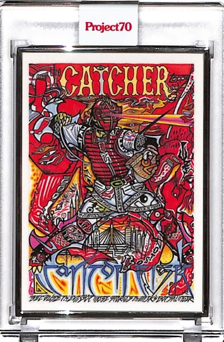 2021 TOPPS PROJECT 70 #188 CARLTON FISK BY JK5 P70 AP SILVER FRAME 02/51