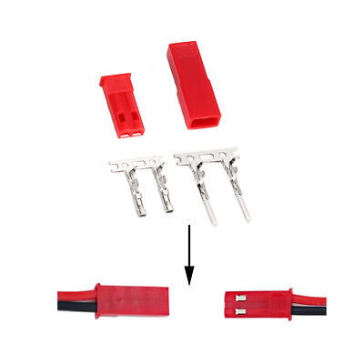 Kit De Connecteurs JST SYP Futaba - Fiches Mâles/femelles, Câbles Et Broches De Sertissage - Neuf