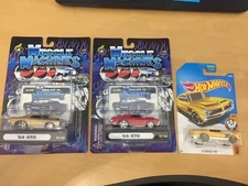 Lot of 3 Hot Wheels PONTIAC GTO Cars Brand New in Box Sealed B8