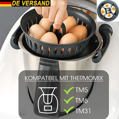 2 in 1 Egg Boiler Zubehör für Thermomix TM6 TM5 TM31 Eier Pochierer Eierkocher - Bild 6 von 13